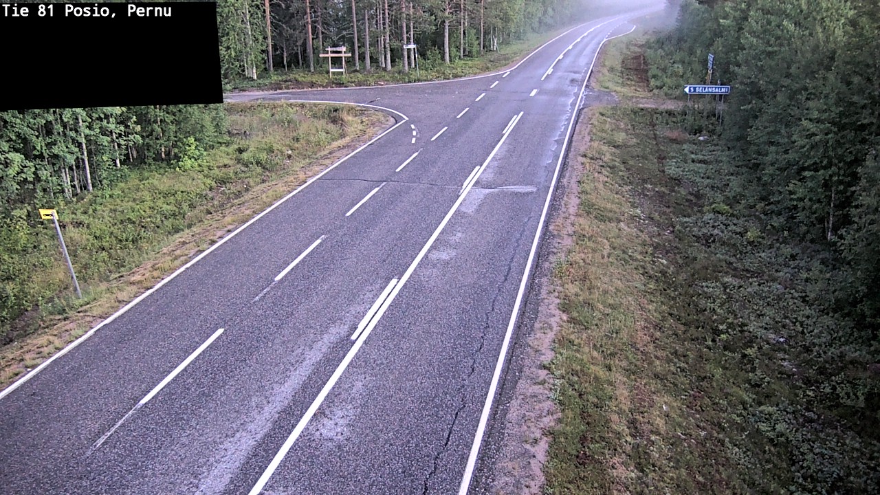 Kelikamerat Kuva Tie 81 Posio, Pernu, Posio, Lappi