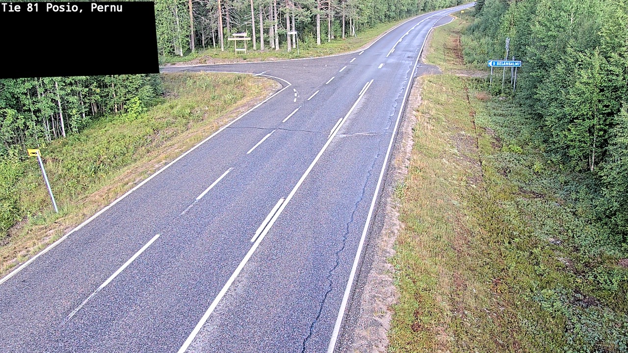 Kelikamerat Kuva Tie 81 Posio, Pernu, Posio, Lappi
