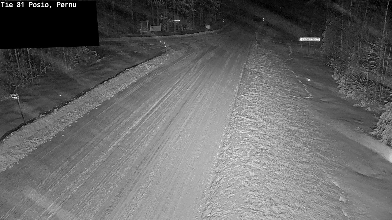 Weather Camera Image Road 81 Posio, Pernu, Posio, Lappi