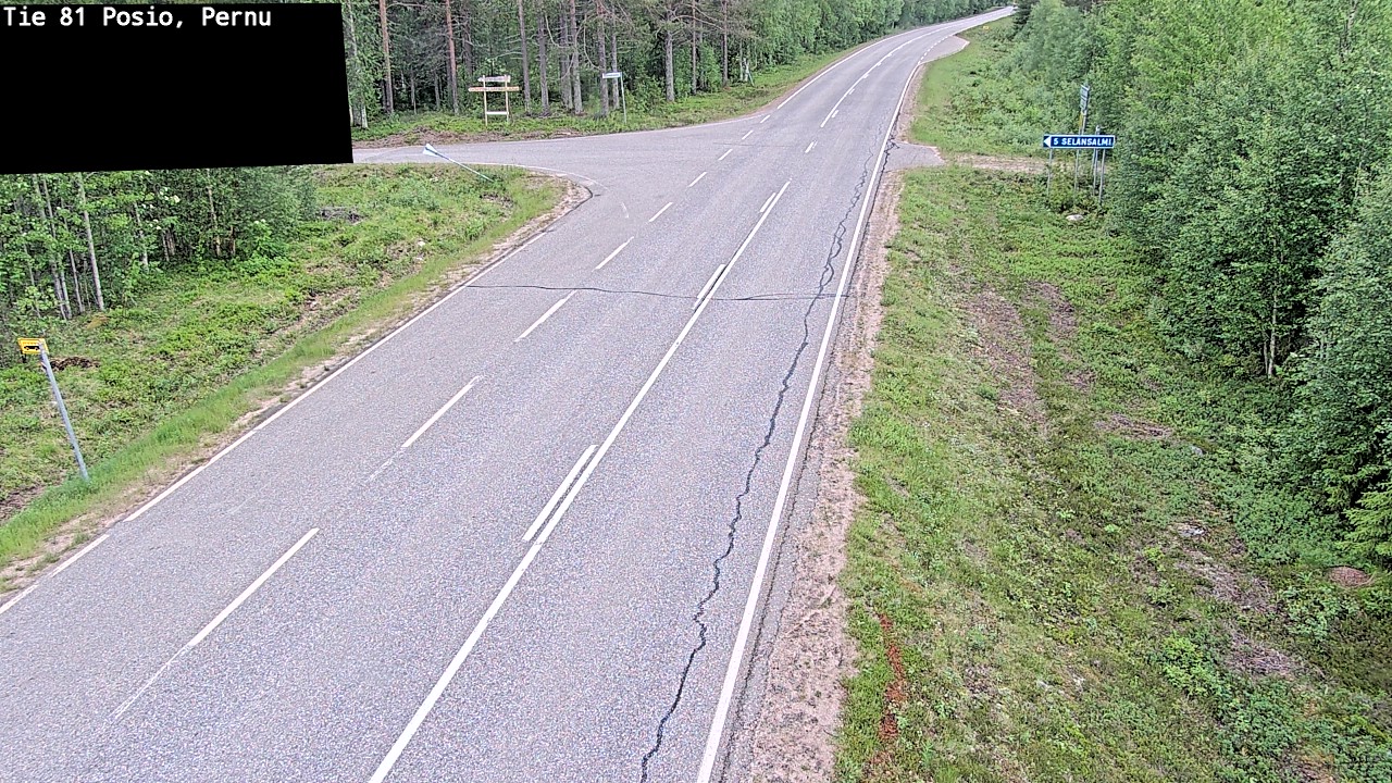 Kelikamerat Kuva Tie 81 Posio, Pernu, Posio, Lappi