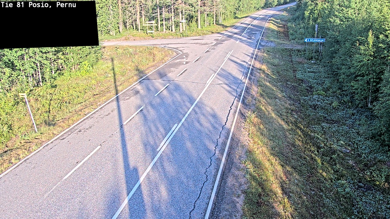 Weather Camera Image Road 81 Posio, Pernu, Posio, Lappi