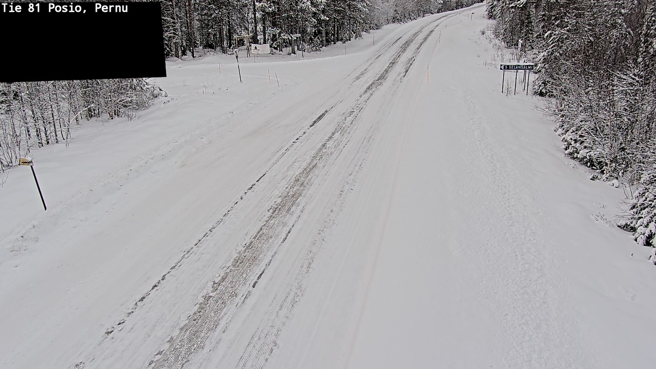 Kelikamerat Kuva Tie 81 Posio, Pernu, Posio, Lappi