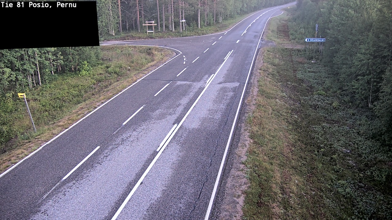 Kelikamerat Kuva Tie 81 Posio, Pernu, Posio, Lappi