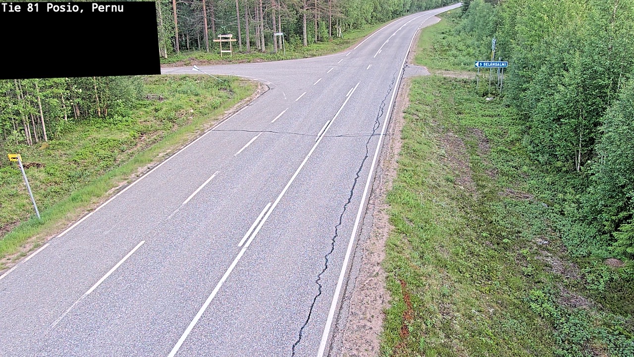 Kelikamerat Kuva Tie 81 Posio, Pernu, Posio, Lappi