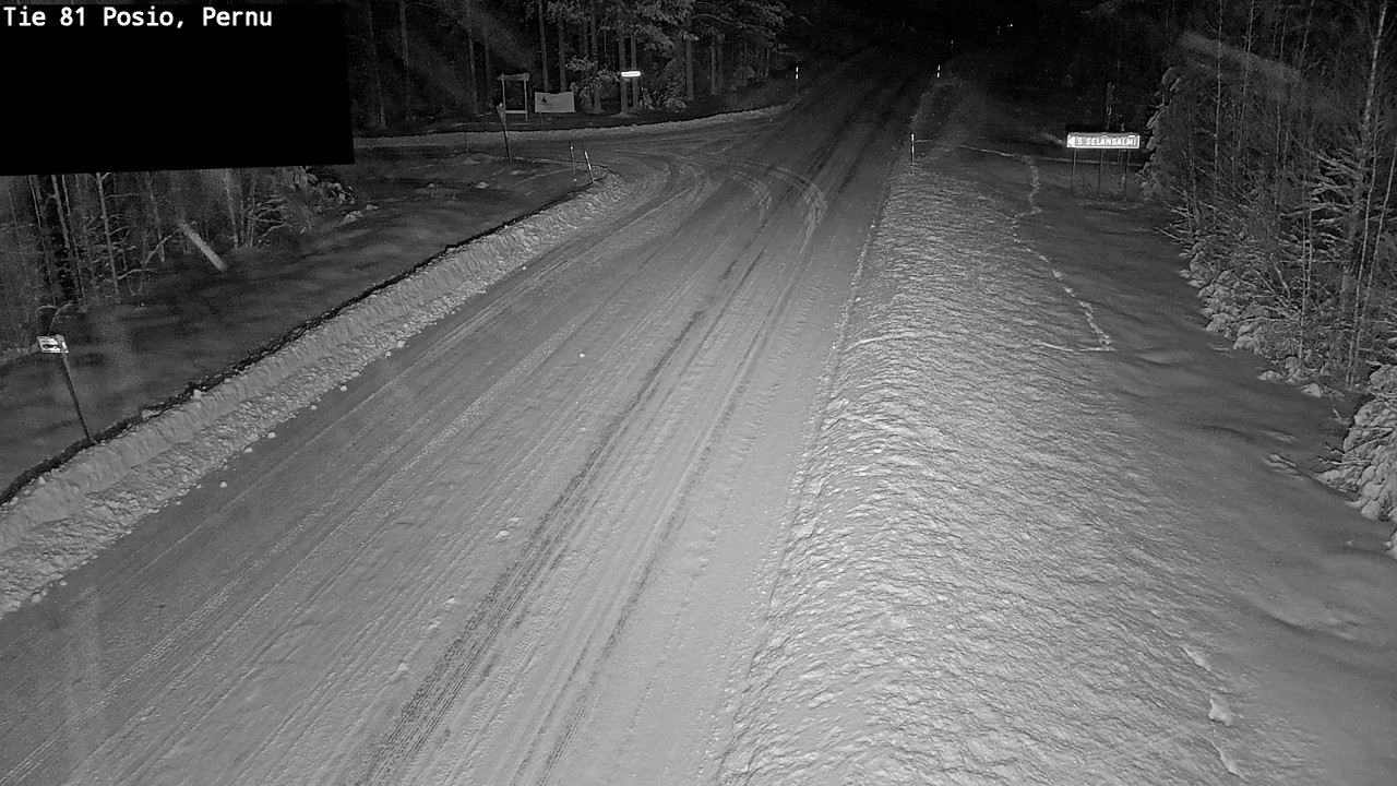 Weather Camera Image Road 81 Posio, Pernu, Posio, Lappi
