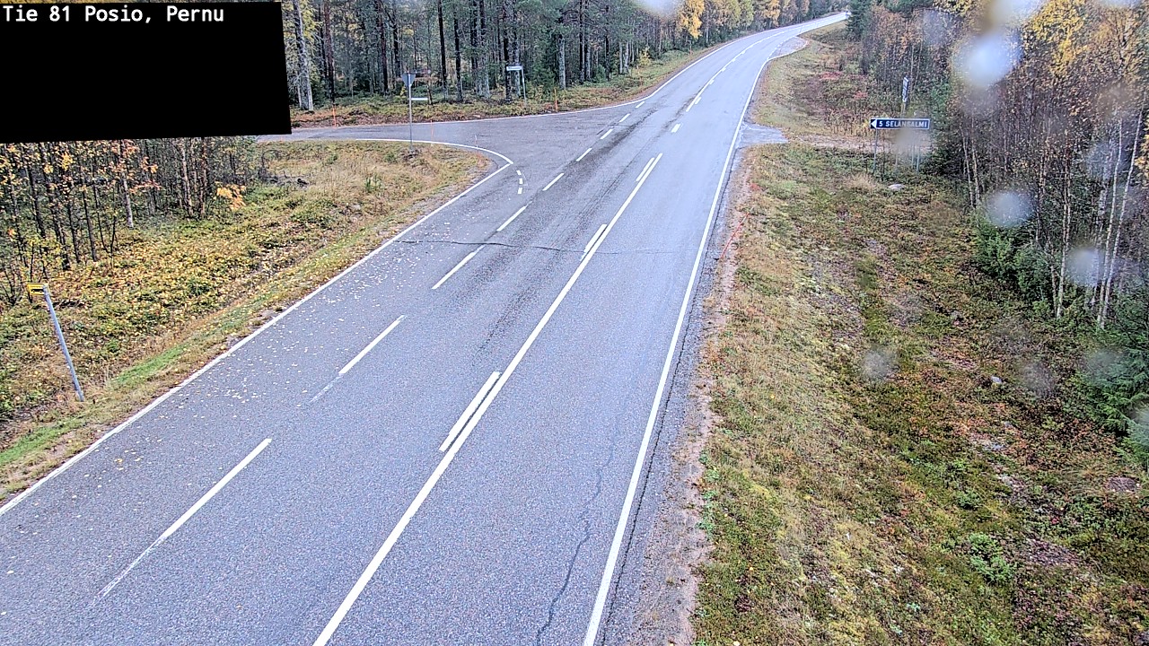 Weather Camera Image Road 81 Posio, Pernu, Posio, Lappi