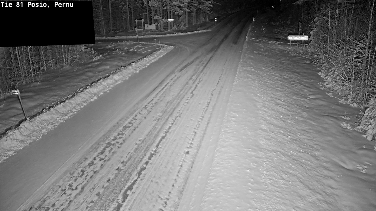 Kelikamerat Kuva Tie 81 Posio, Pernu, Posio, Lappi