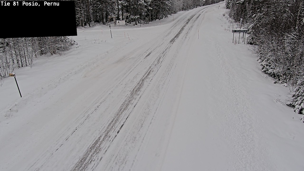 Kelikamerat Kuva Tie 81 Posio, Pernu, Posio, Lappi