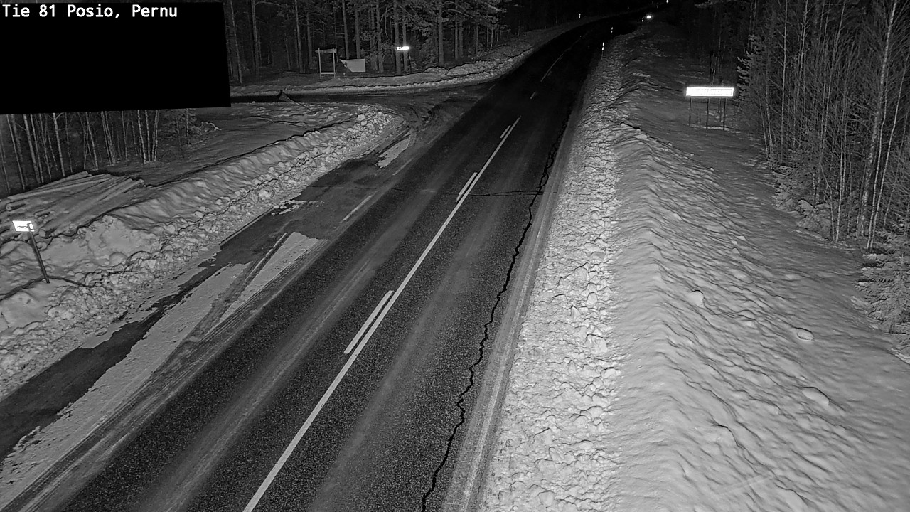 Kelikamerat Kuva Tie 81 Posio, Pernu, Posio, Lappi