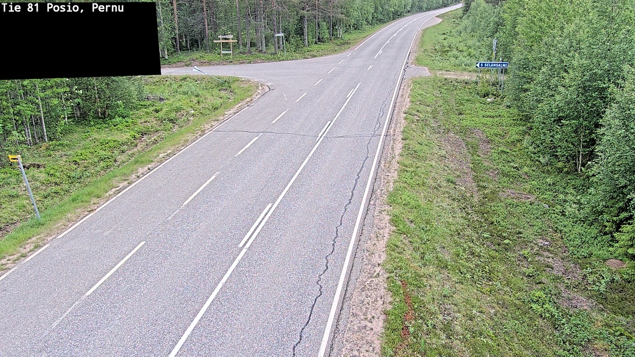 Kelikamerat Kuva Tie 81 Posio, Pernu, Posio, Lappi
