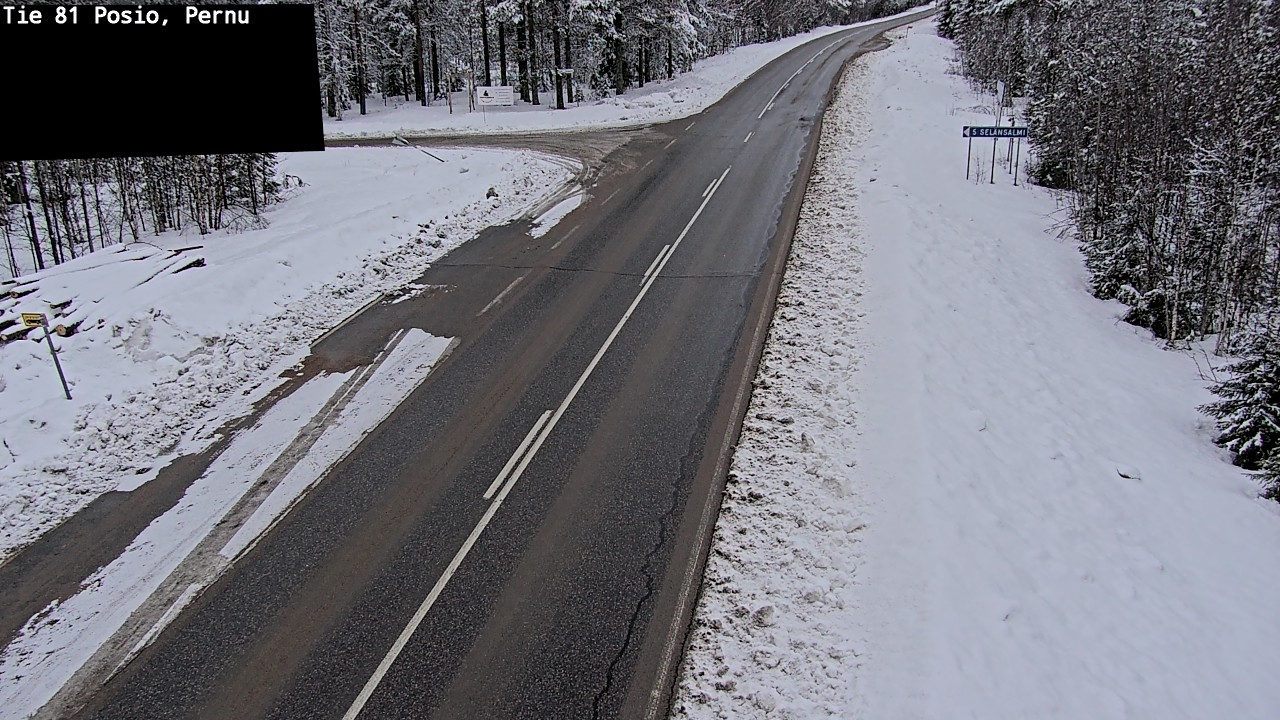 Kelikamerat Kuva Tie 81 Posio, Pernu, Posio, Lappi