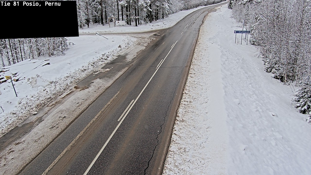 Kelikamerat Kuva Tie 81 Posio, Pernu, Posio, Lappi