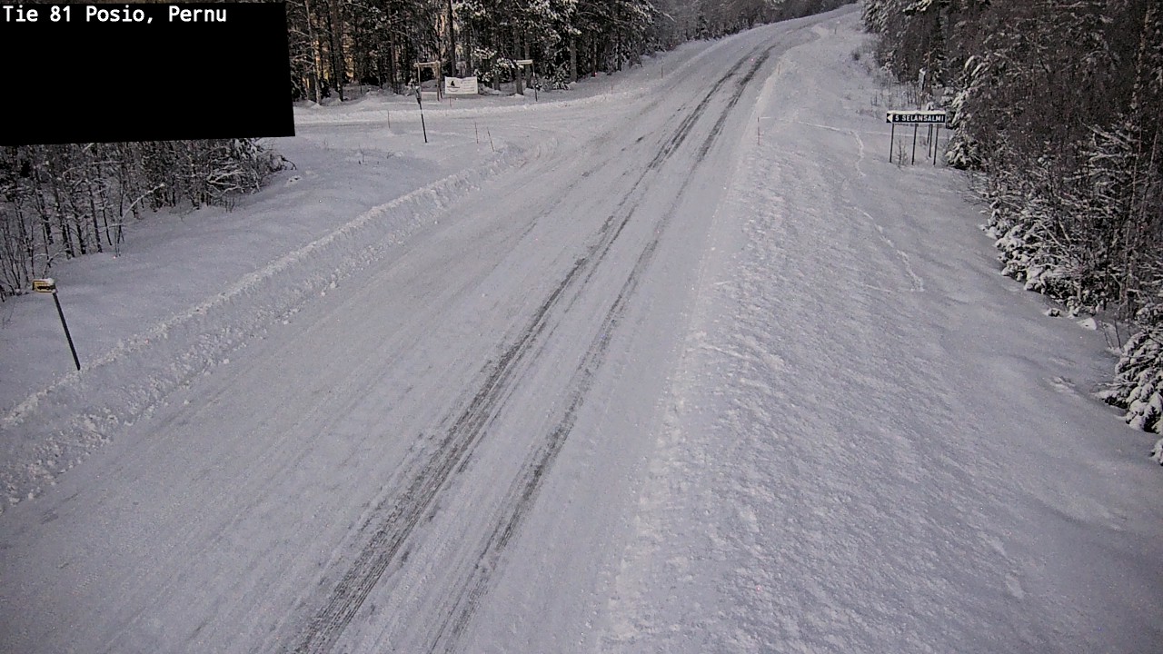 Weather Camera Image Road 81 Posio, Pernu, Posio, Lappi