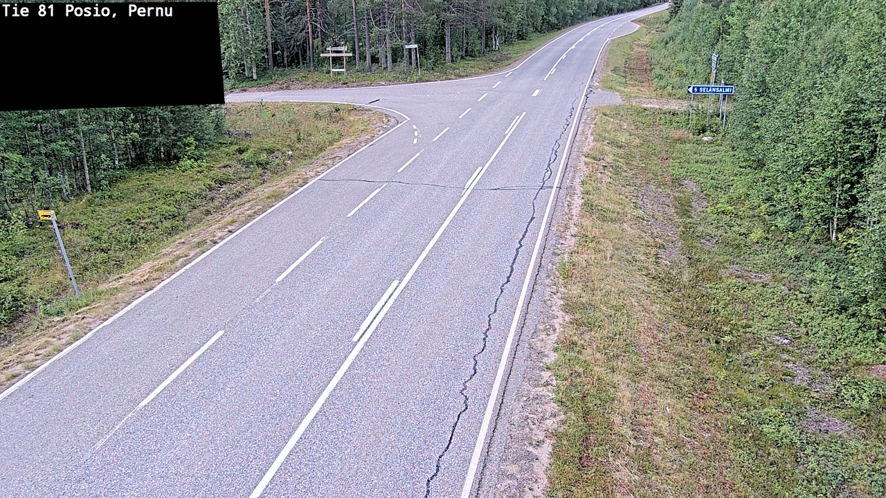 Kelikamerat Kuva Tie 81 Posio, Pernu, Posio, Lappi