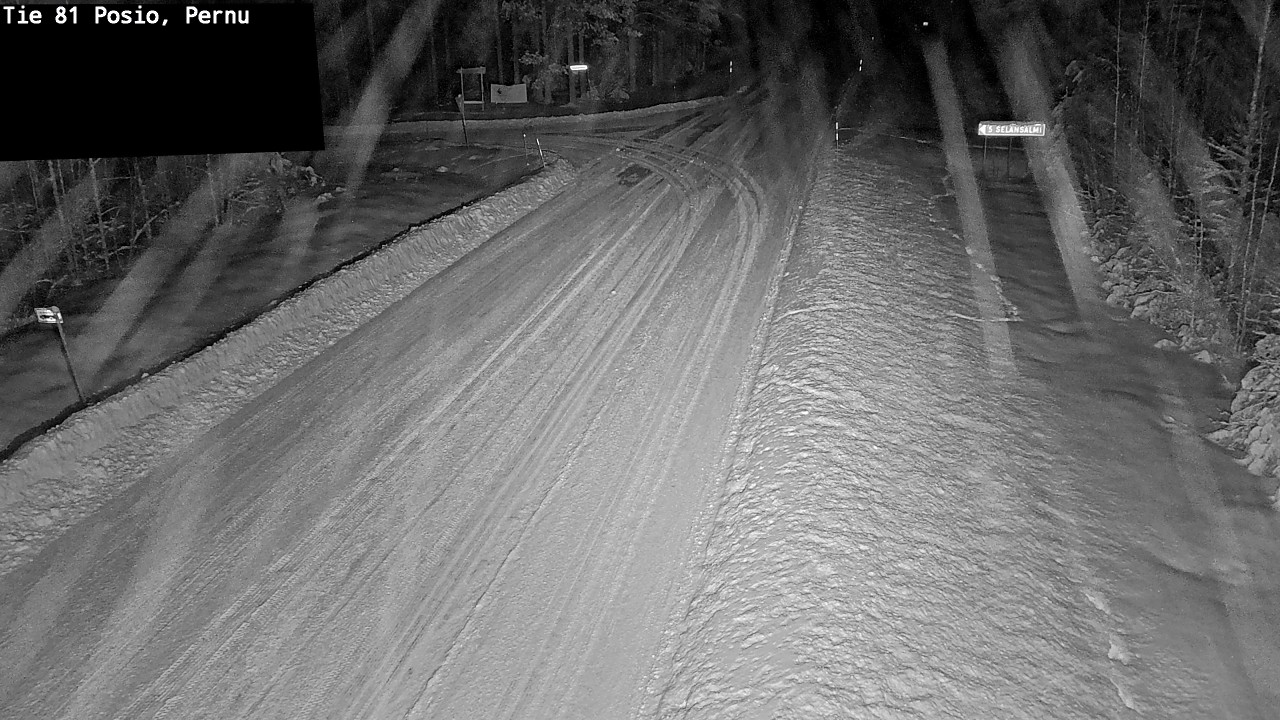 Weather Camera Image Road 81 Posio, Pernu, Posio, Lappi