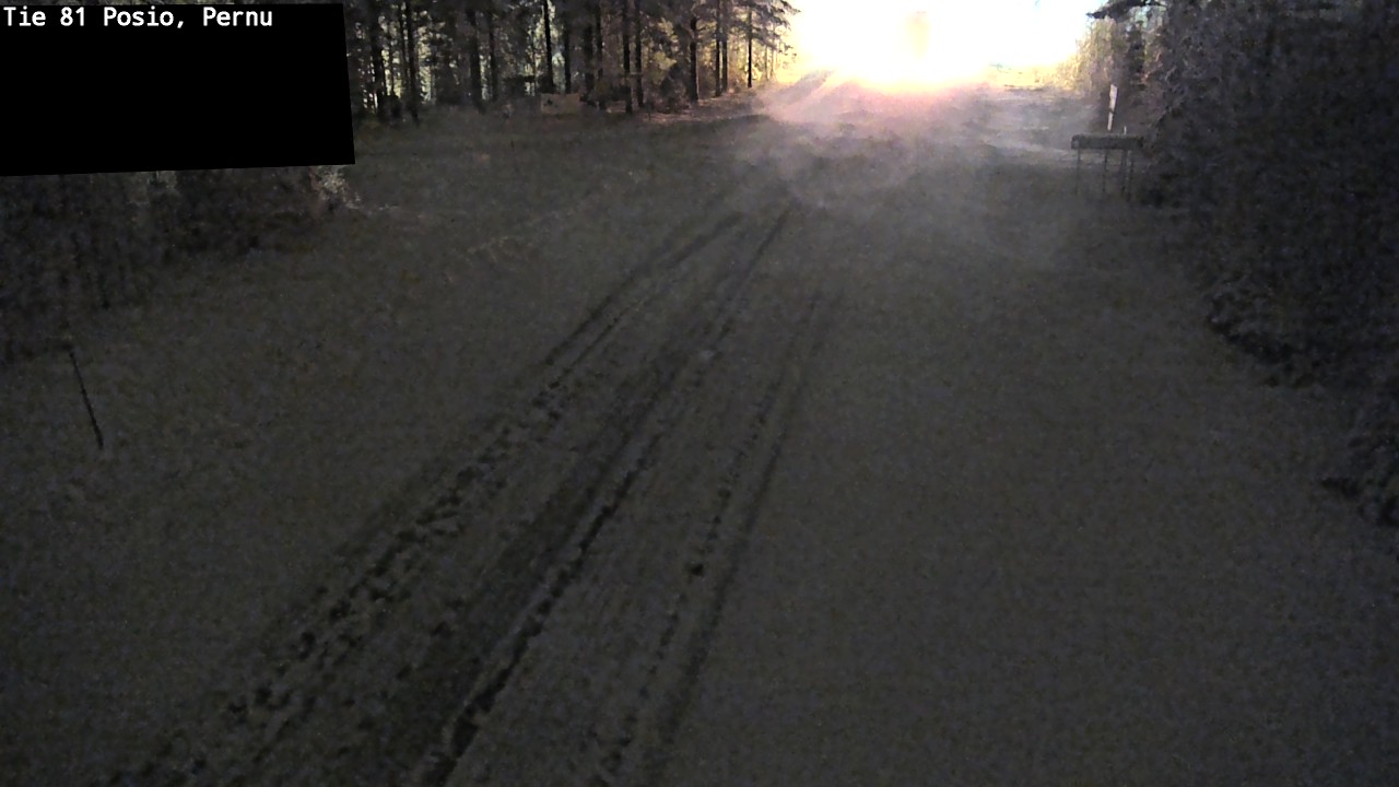 Kelikamerat Kuva Tie 81 Posio, Pernu, Posio, Lappi