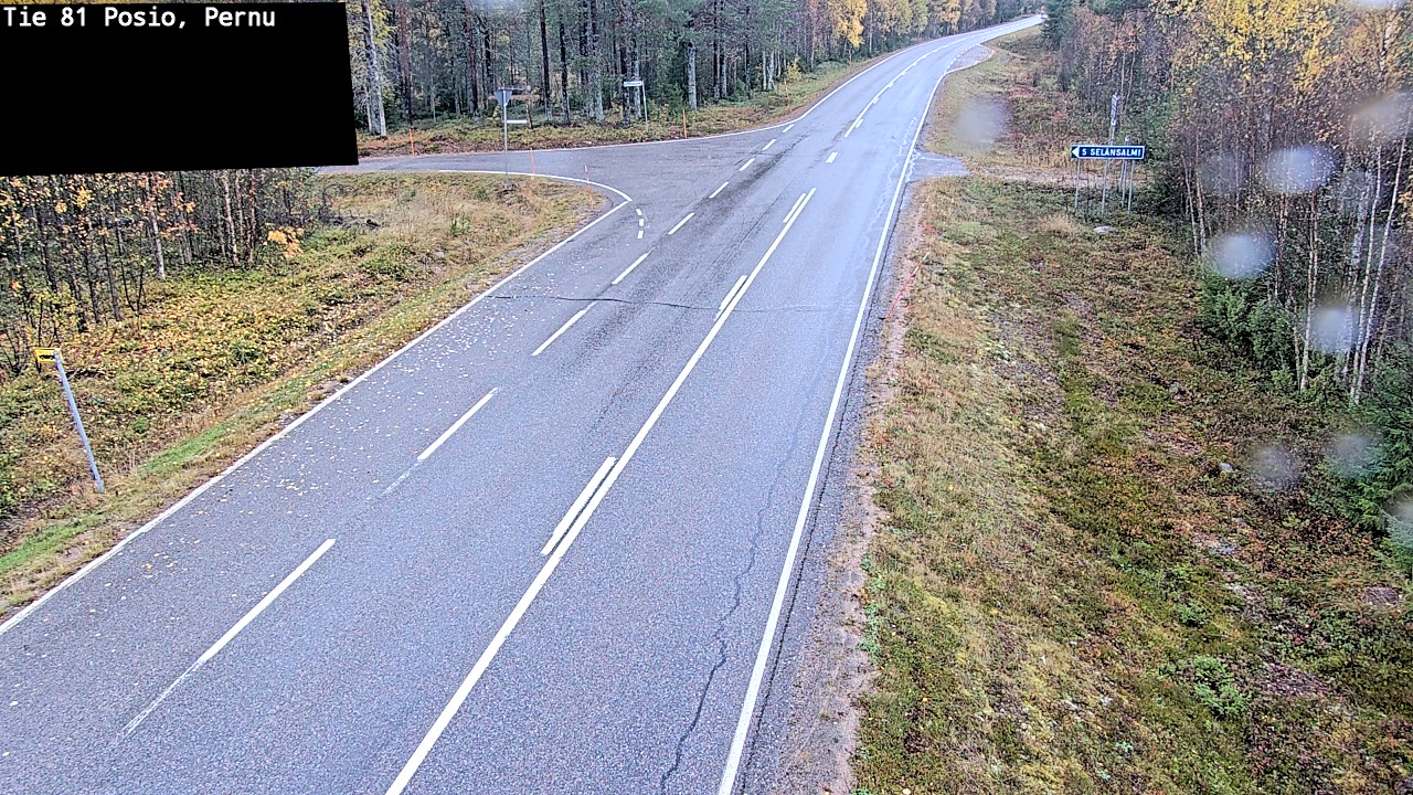 Weather Camera Image Road 81 Posio, Pernu, Posio, Lappi