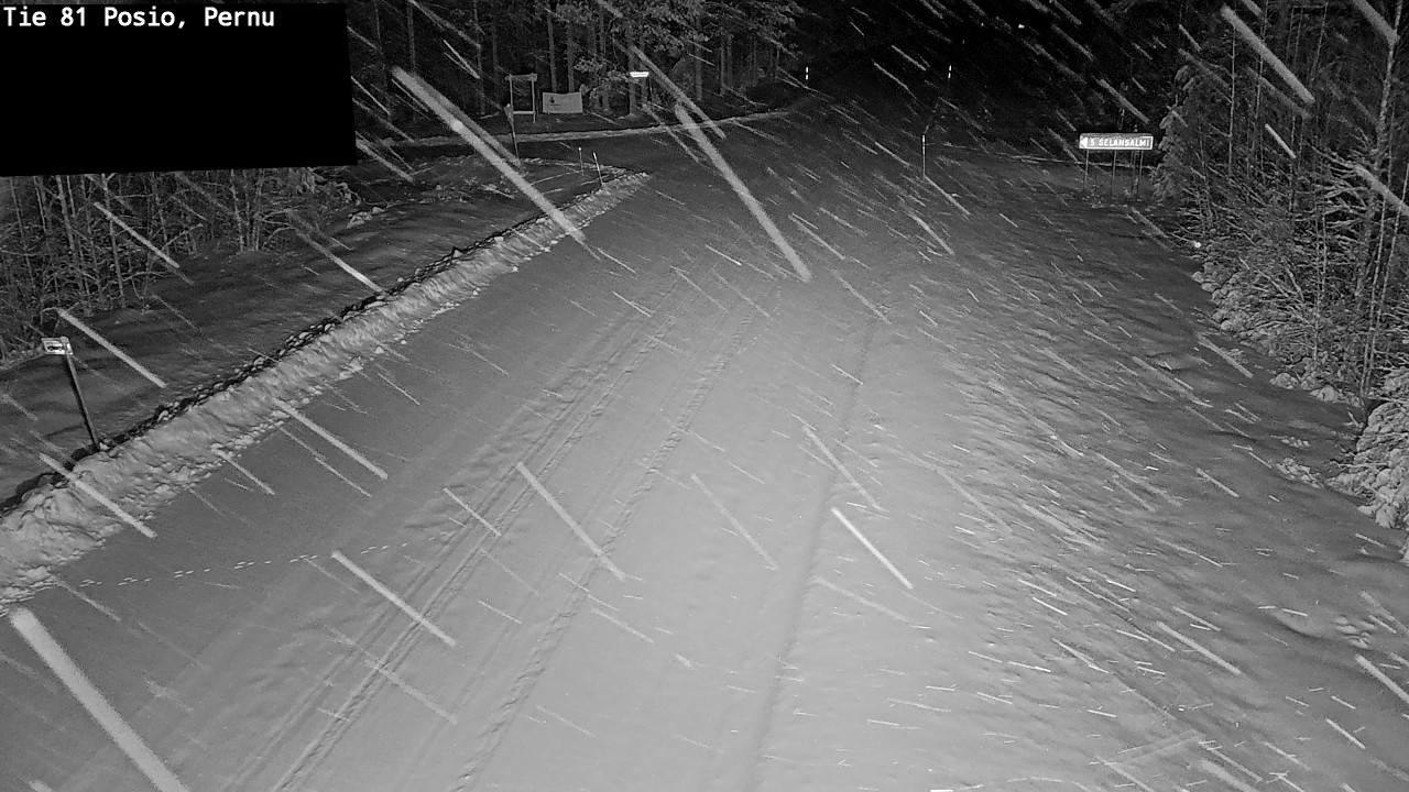 Kelikamerat Kuva Tie 81 Posio, Pernu, Posio, Lappi