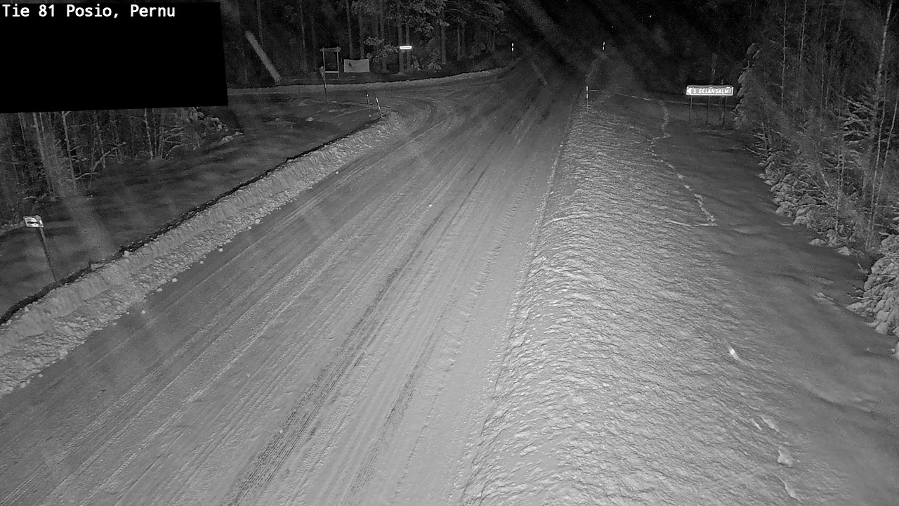 Weather Camera Image Road 81 Posio, Pernu, Posio, Lappi