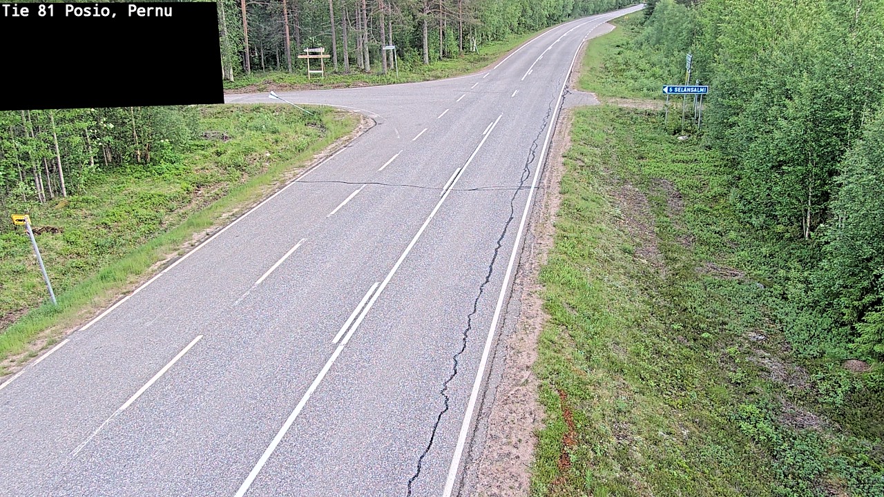 Kelikamerat Kuva Tie 81 Posio, Pernu, Posio, Lappi