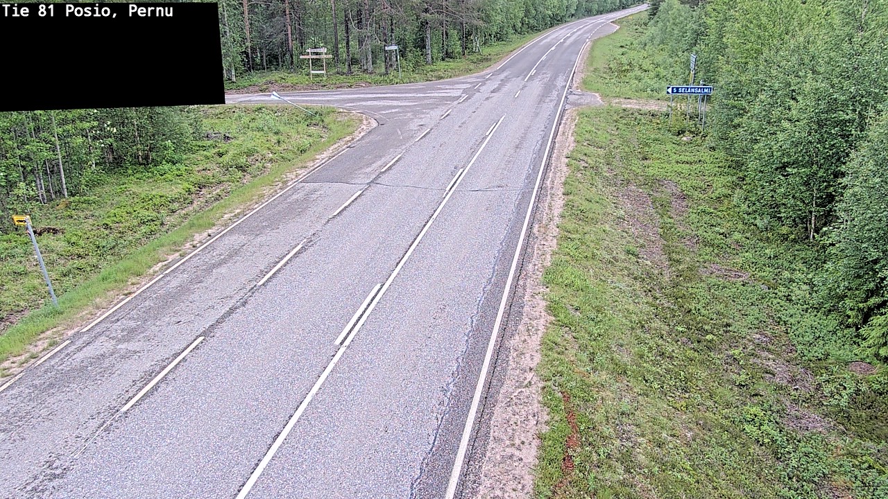 Kelikamerat Kuva Tie 81 Posio, Pernu, Posio, Lappi