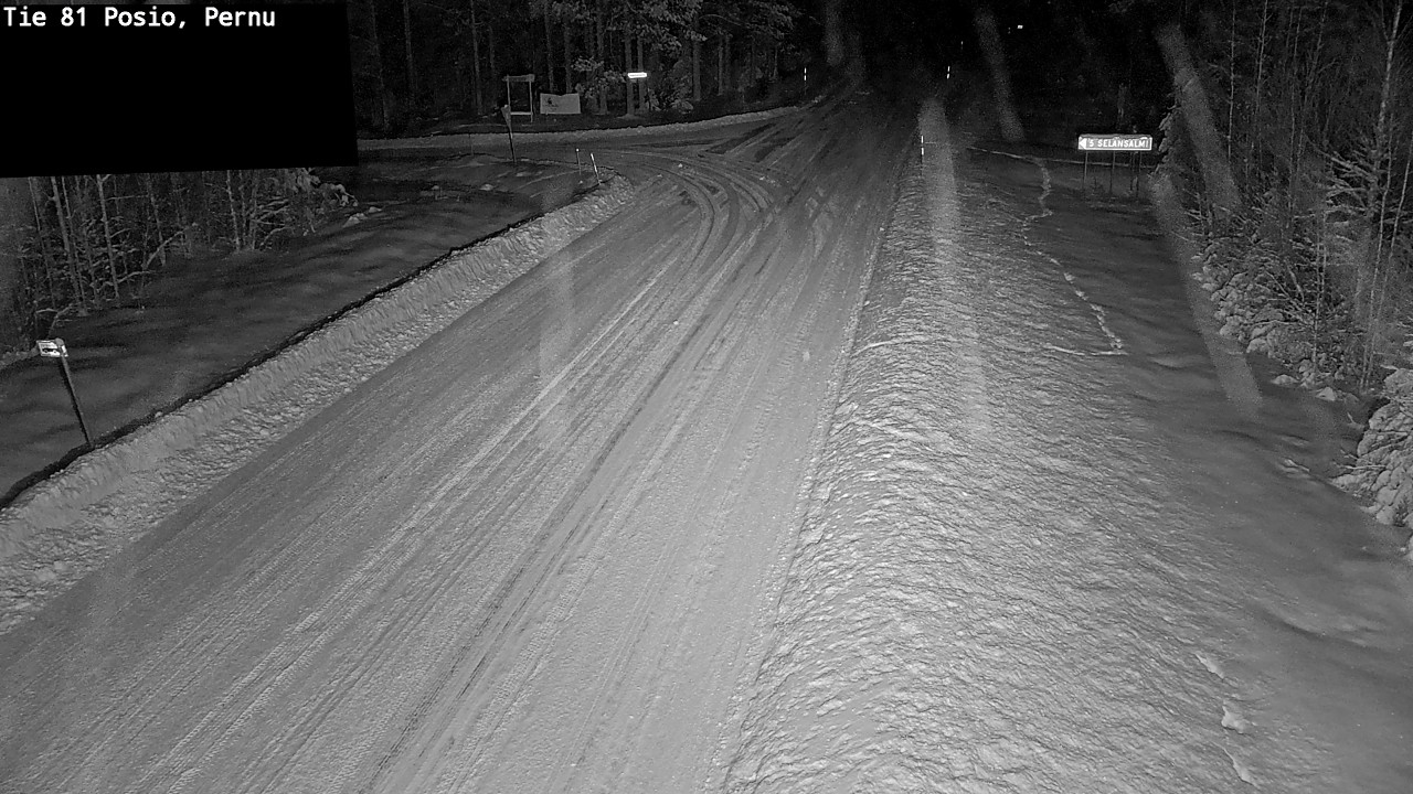 Weather Camera Image Road 81 Posio, Pernu, Posio, Lappi
