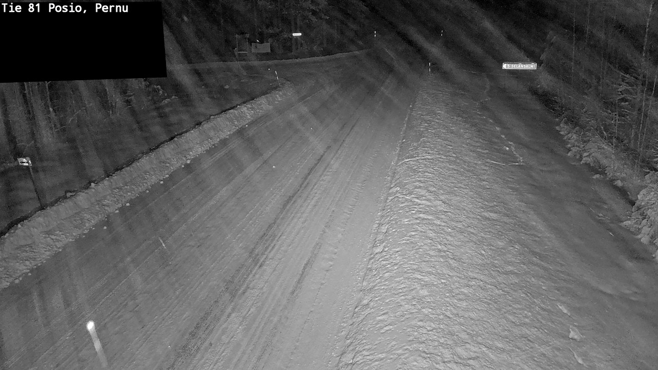 Weather Camera Image Road 81 Posio, Pernu, Posio, Lappi