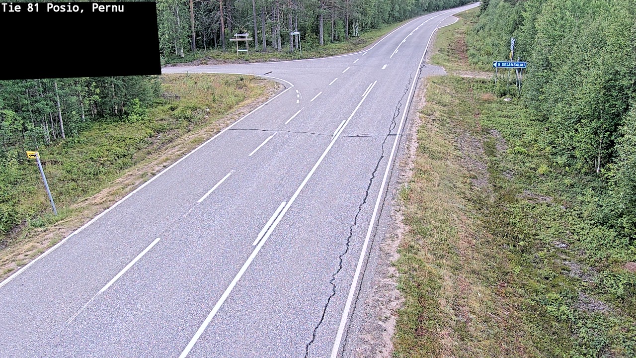 Kelikamerat Kuva Tie 81 Posio, Pernu, Posio, Lappi