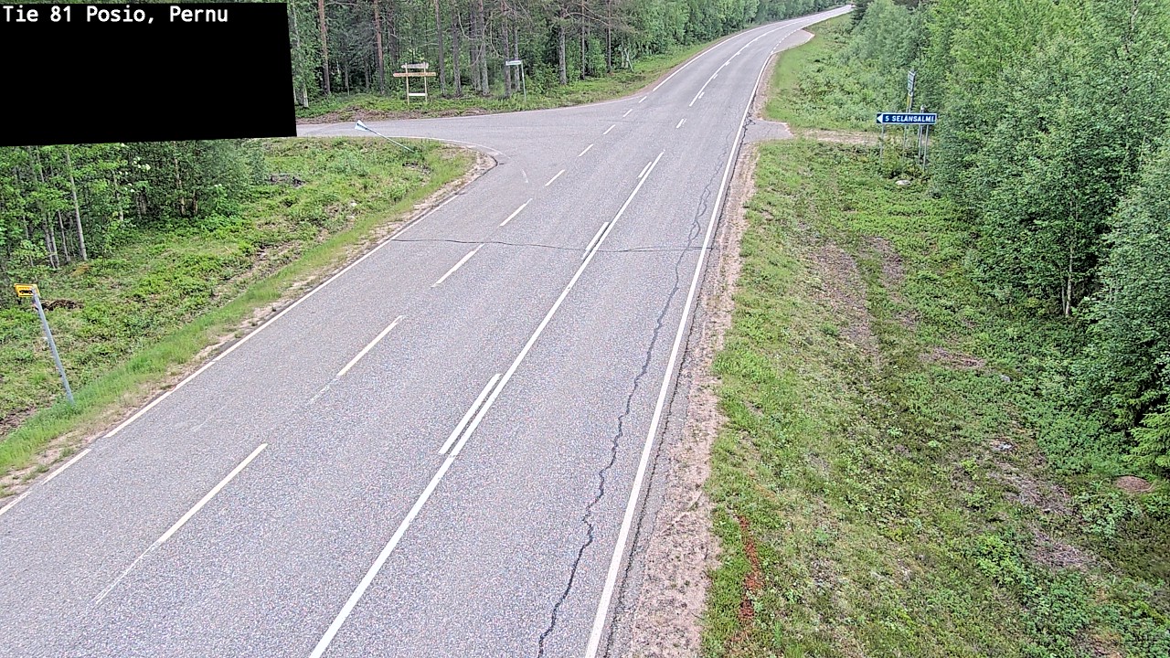 Kelikamerat Kuva Tie 81 Posio, Pernu, Posio, Lappi