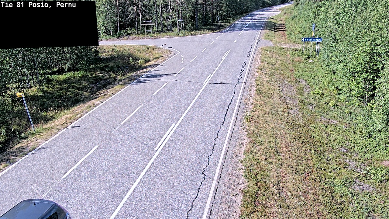 Weather Camera Image Road 81 Posio, Pernu, Posio, Lappi
