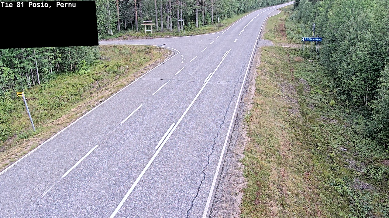 Kelikamerat Kuva Tie 81 Posio, Pernu, Posio, Lappi
