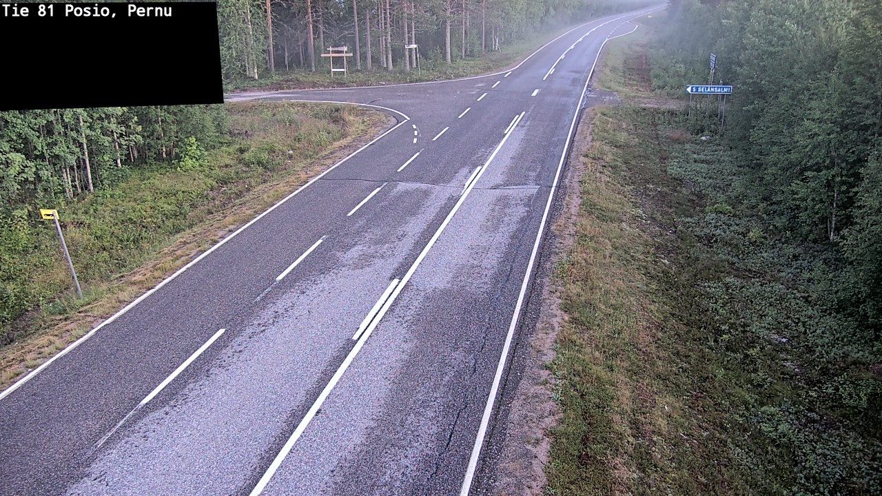 Kelikamerat Kuva Tie 81 Posio, Pernu, Posio, Lappi