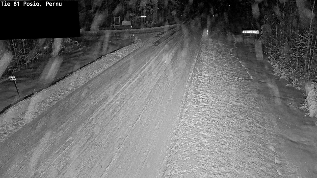 Weather Camera Image Road 81 Posio, Pernu, Posio, Lappi
