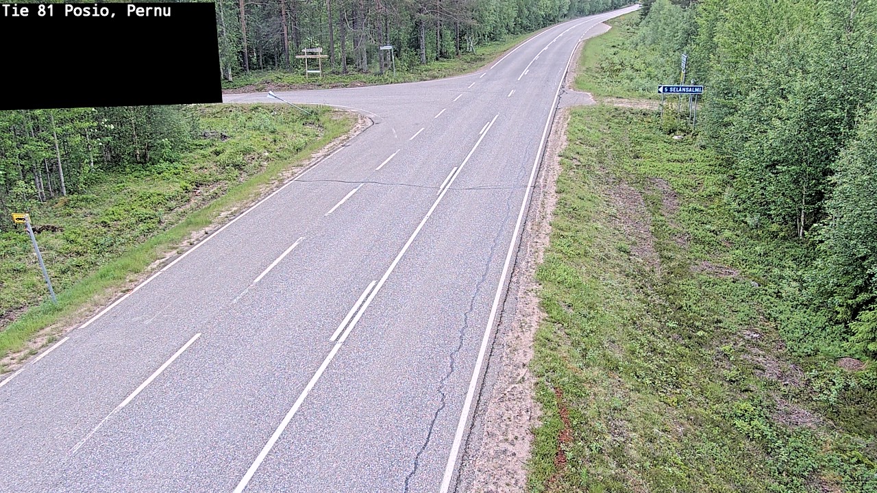 Kelikamerat Kuva Tie 81 Posio, Pernu, Posio, Lappi