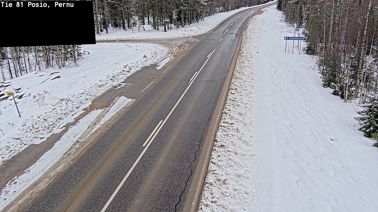 Kelikamerat Kuva Tie 81 Posio, Pernu, Posio, Lappi