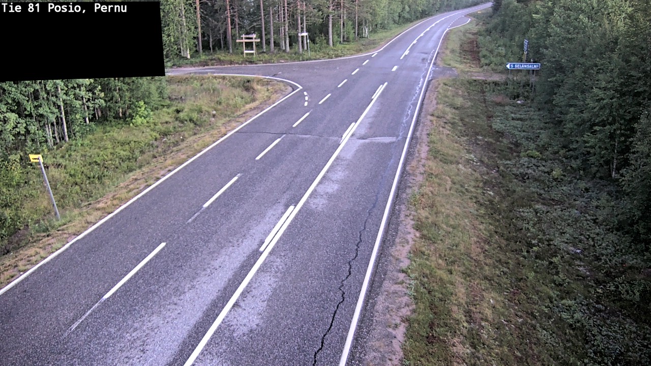 Kelikamerat Kuva Tie 81 Posio, Pernu, Posio, Lappi