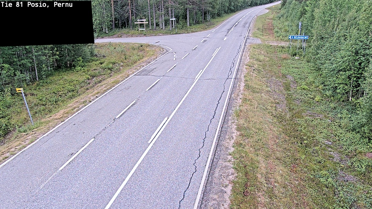 Kelikamerat Kuva Tie 81 Posio, Pernu, Posio, Lappi