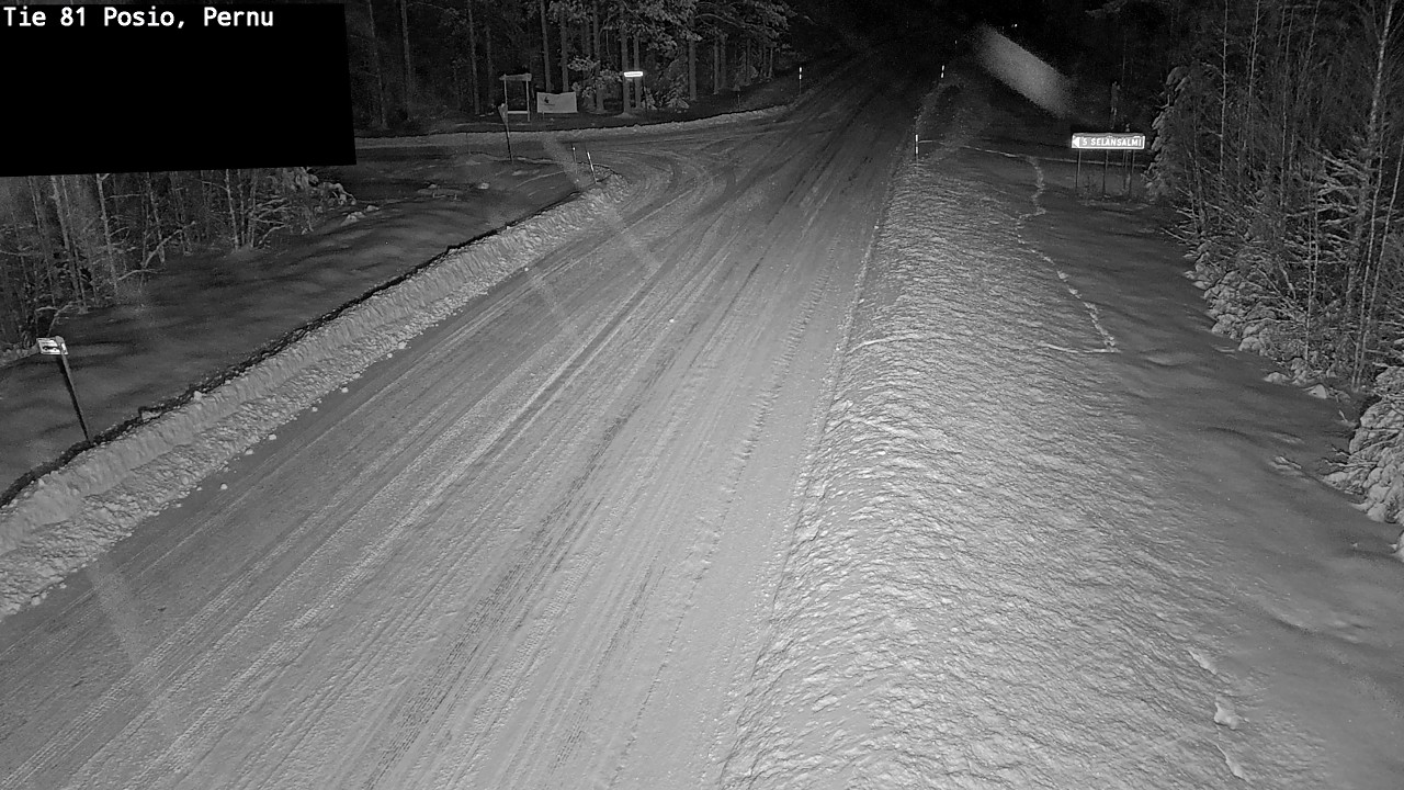 Weather Camera Image Road 81 Posio, Pernu, Posio, Lappi