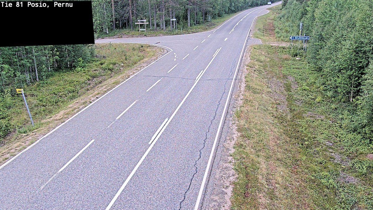 Kelikamerat Kuva Tie 81 Posio, Pernu, Posio, Lappi