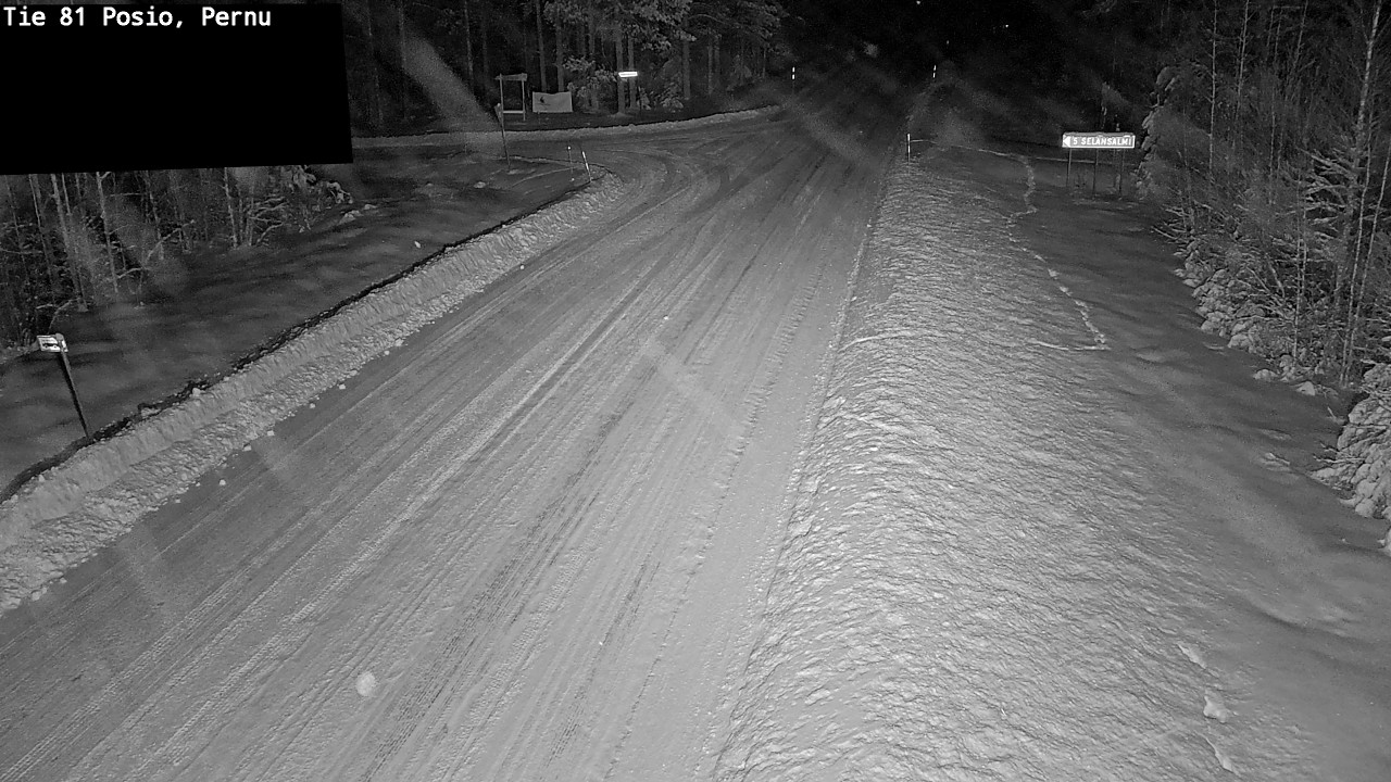 Weather Camera Image Road 81 Posio, Pernu, Posio, Lappi