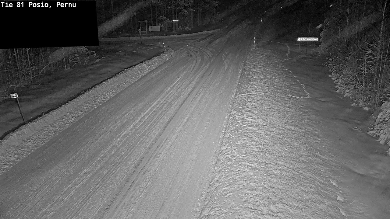 Weather Camera Image Road 81 Posio, Pernu, Posio, Lappi