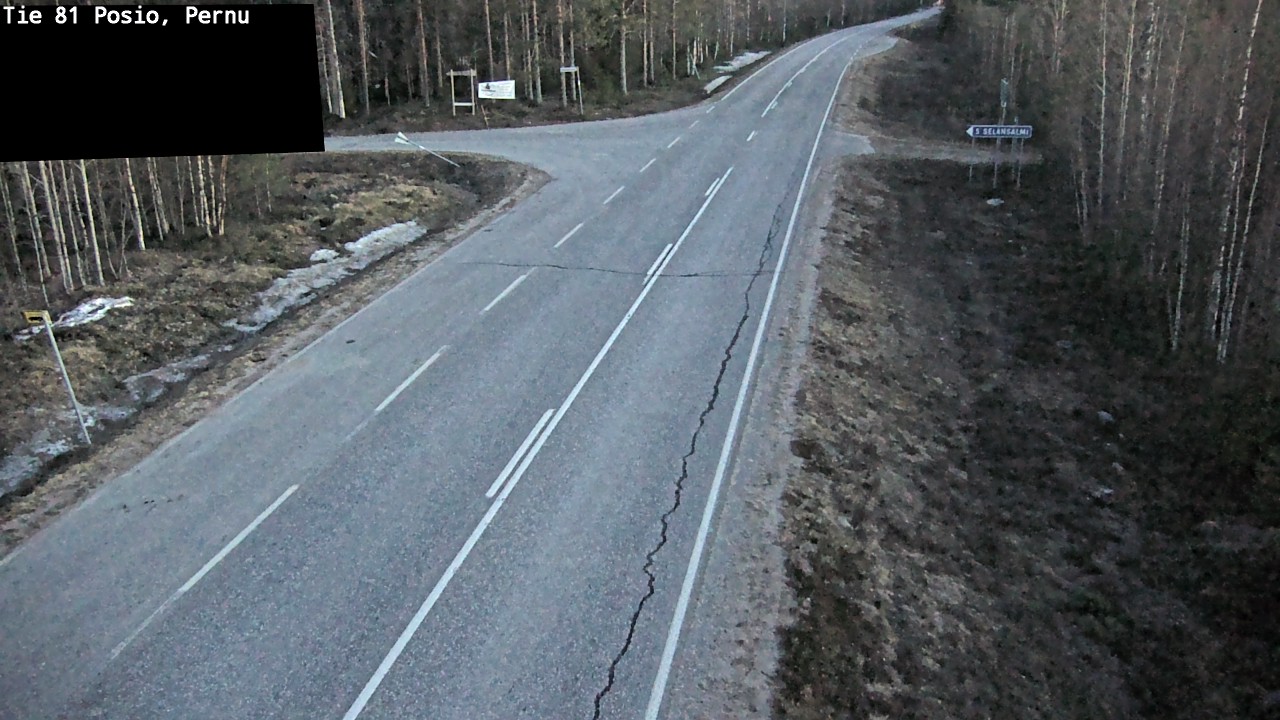 Kelikamerat Kuva Tie 81 Posio, Pernu, Posio, Lappi