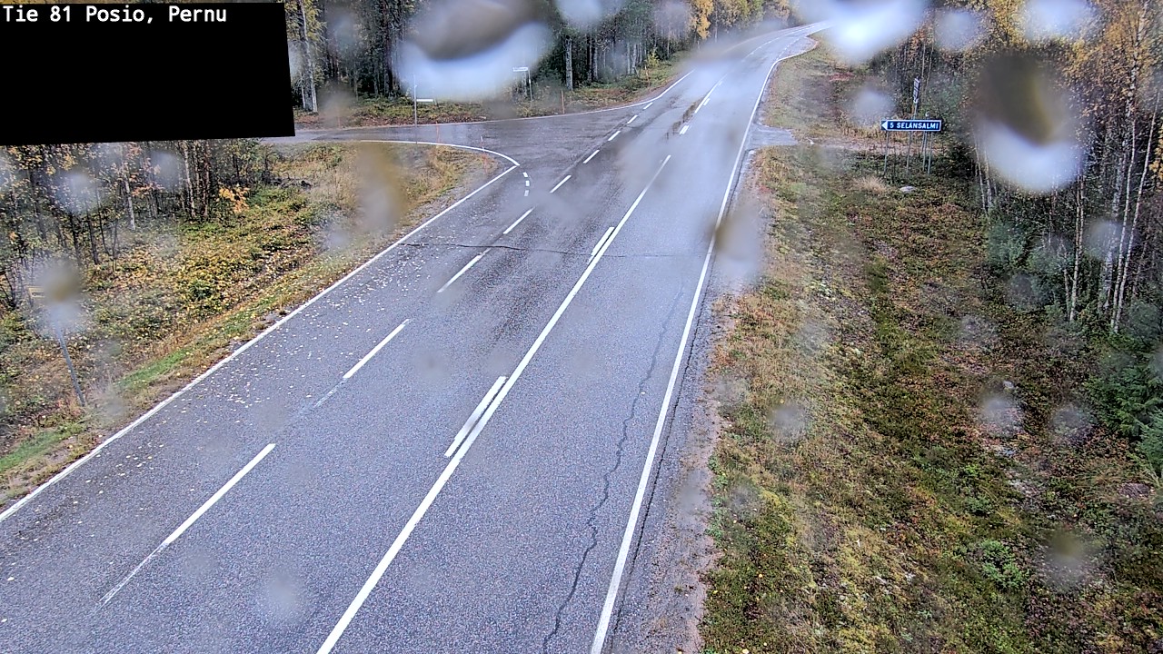 Weather Camera Image Väg 81 Posio, Pernu, Posio, Lappi