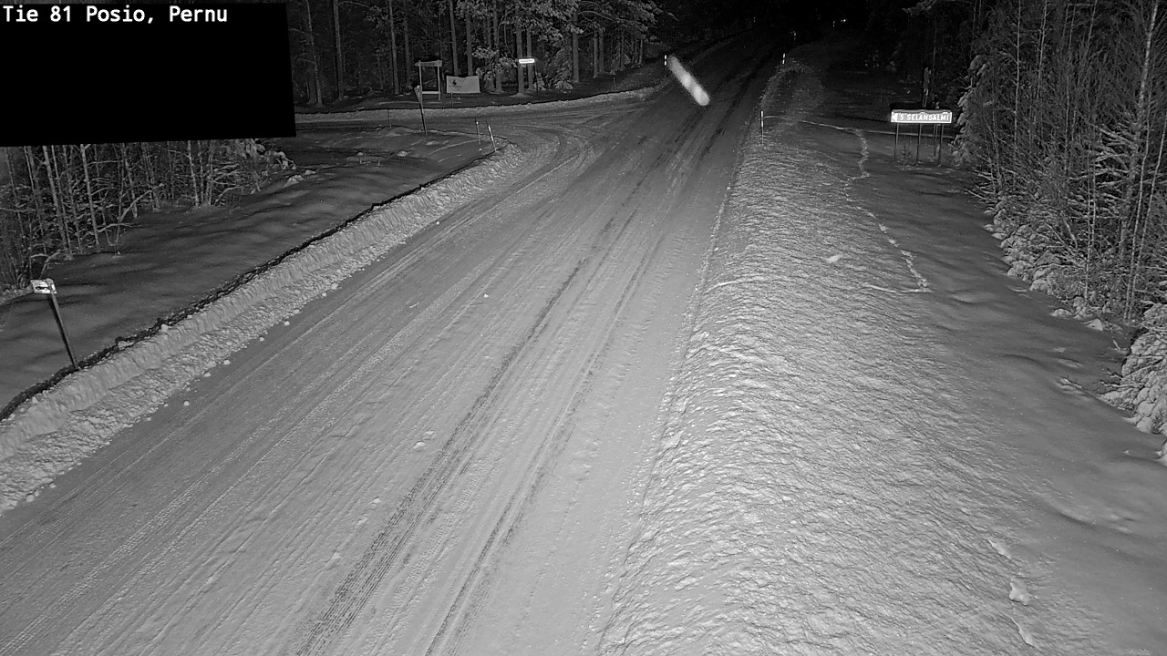 Weather Camera Image Road 81 Posio, Pernu, Posio, Lappi