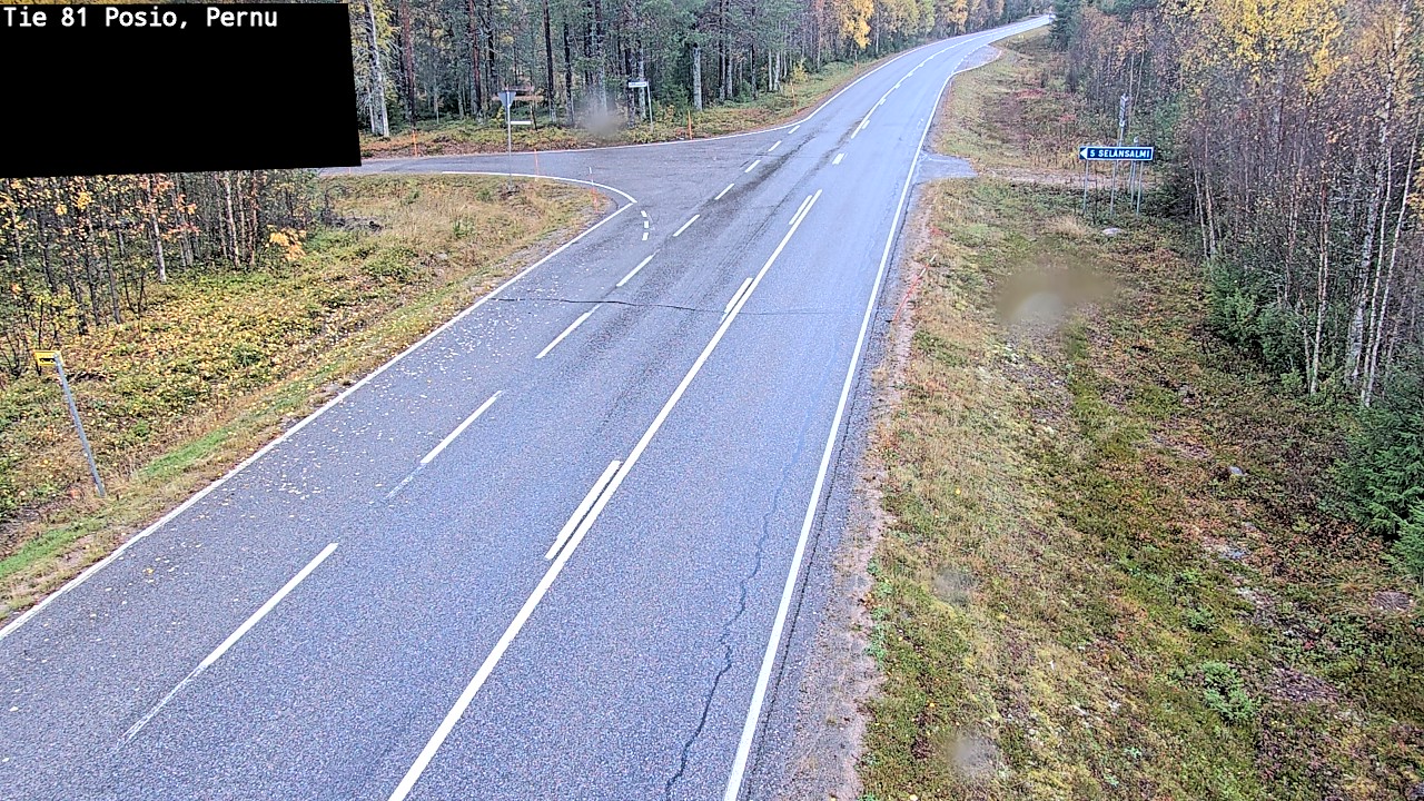 Weather Camera Image Road 81 Posio, Pernu, Posio, Lappi