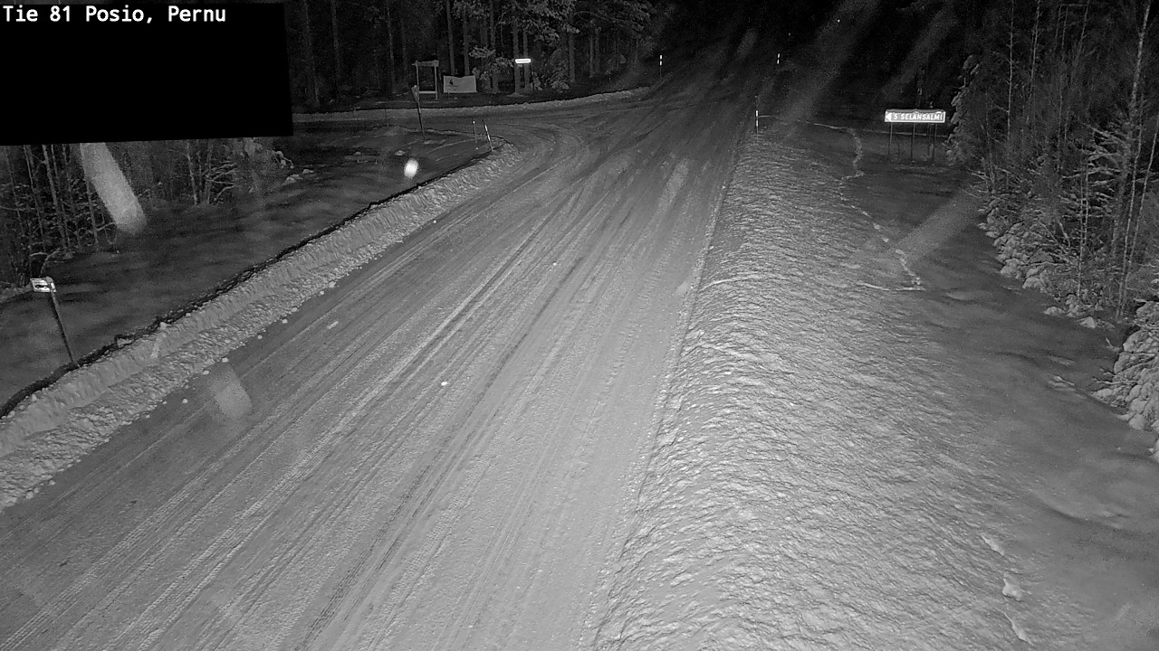 Weather Camera Image Road 81 Posio, Pernu, Posio, Lappi