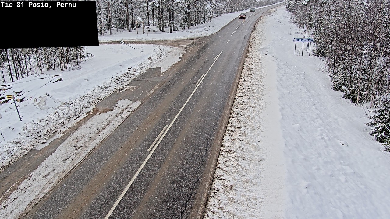 Kelikamerat Kuva Tie 81 Posio, Pernu, Posio, Lappi