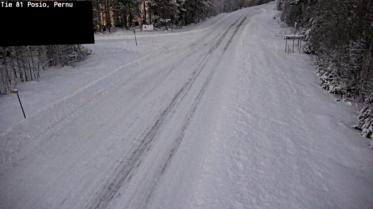 Weather Camera Image Road 81 Posio, Pernu, Posio, Lappi