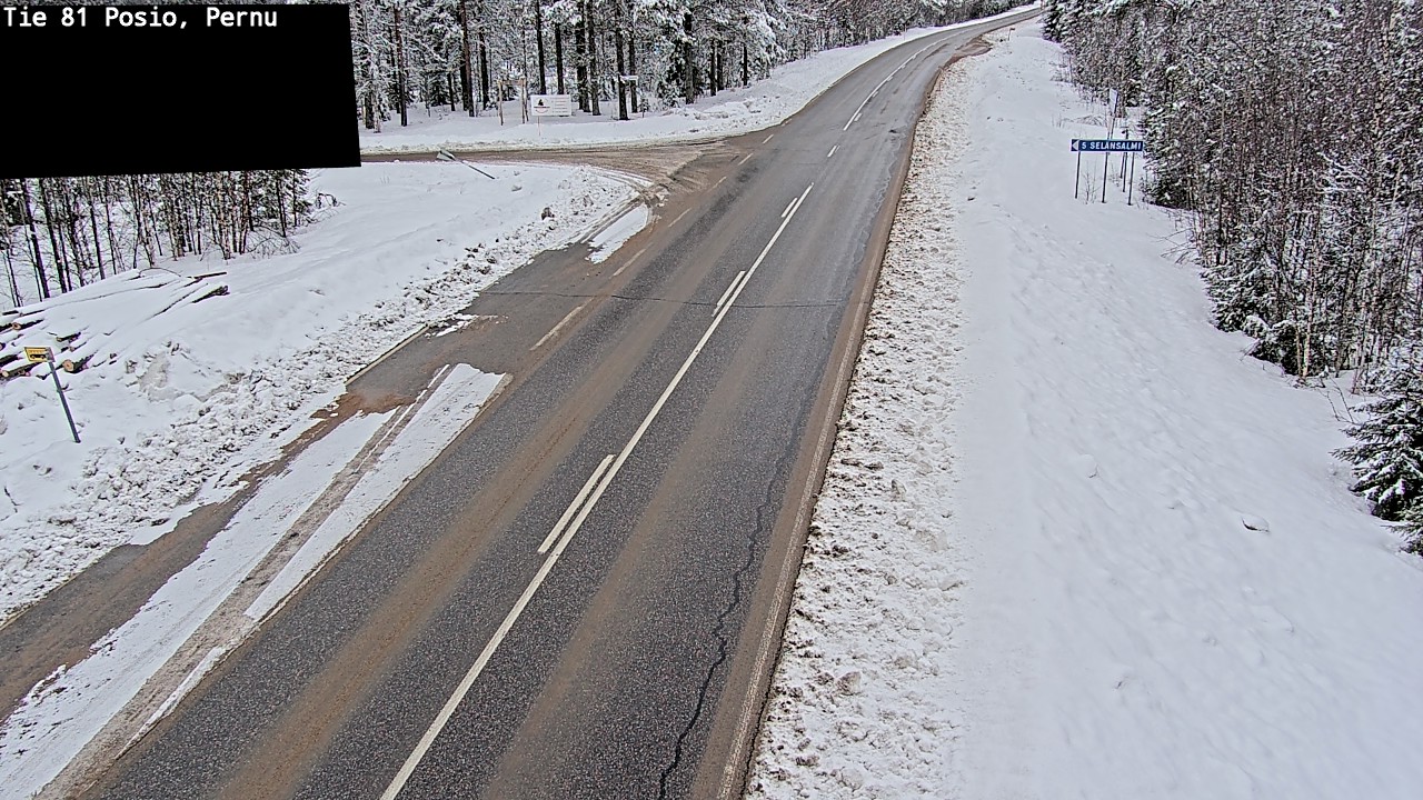 Kelikamerat Kuva Tie 81 Posio, Pernu, Posio, Lappi