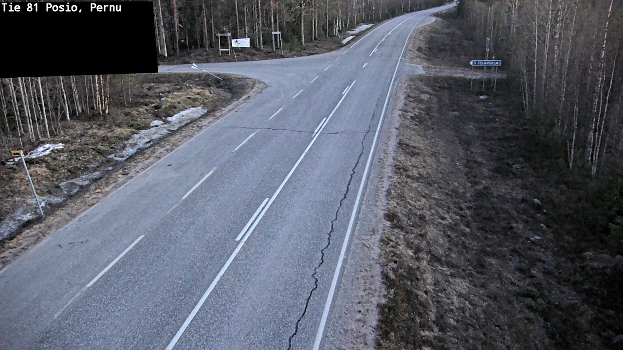 Kelikamerat Kuva Tie 81 Posio, Pernu, Posio, Lappi